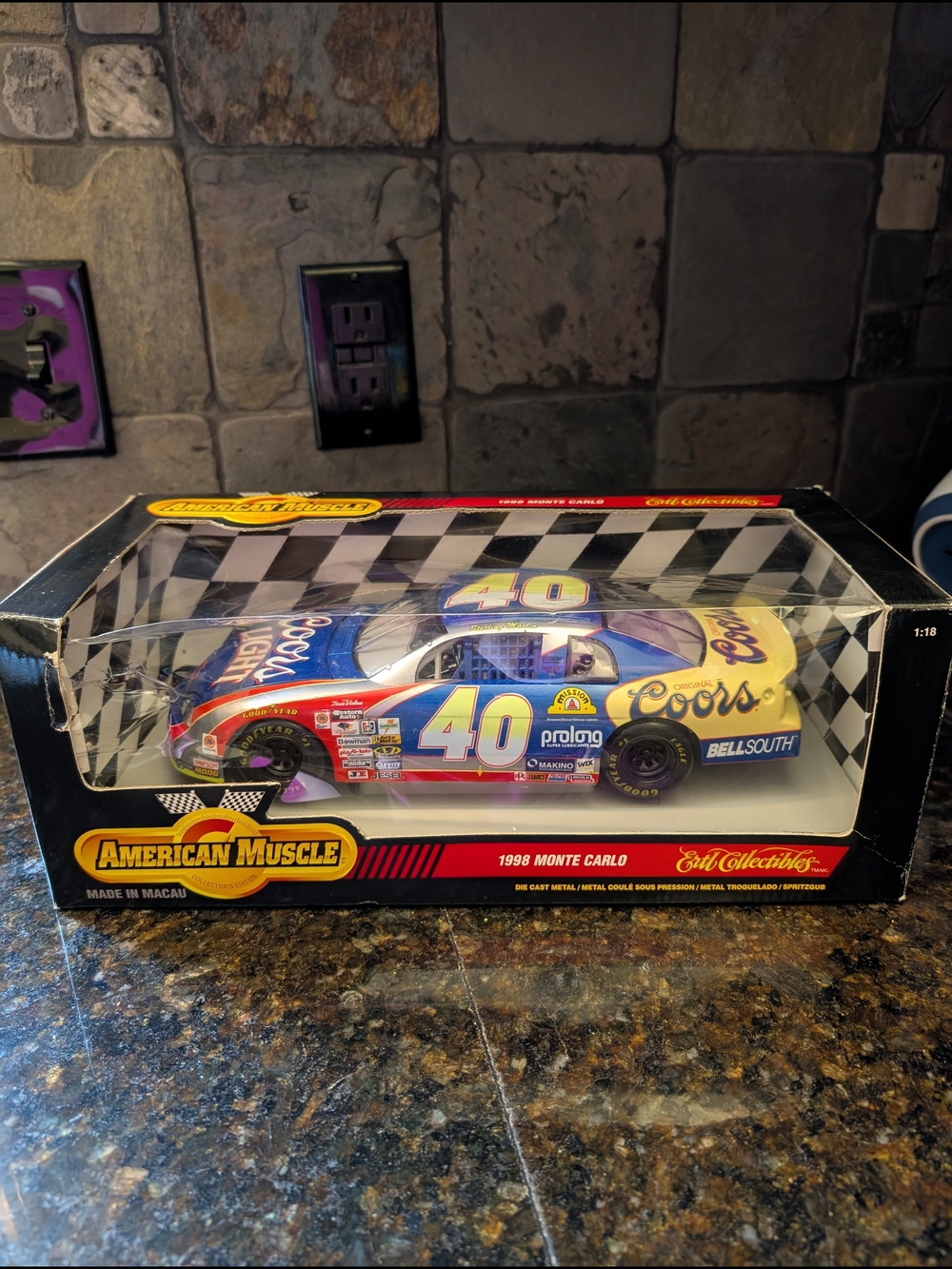 Coors #40 Die-Cast Race Car - Sterling Martin
